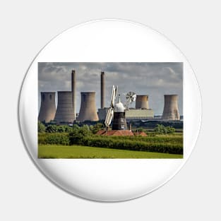 Leverton Windmill and West Burton Power Station Pin