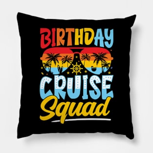 Birthday cruise squad Pillow