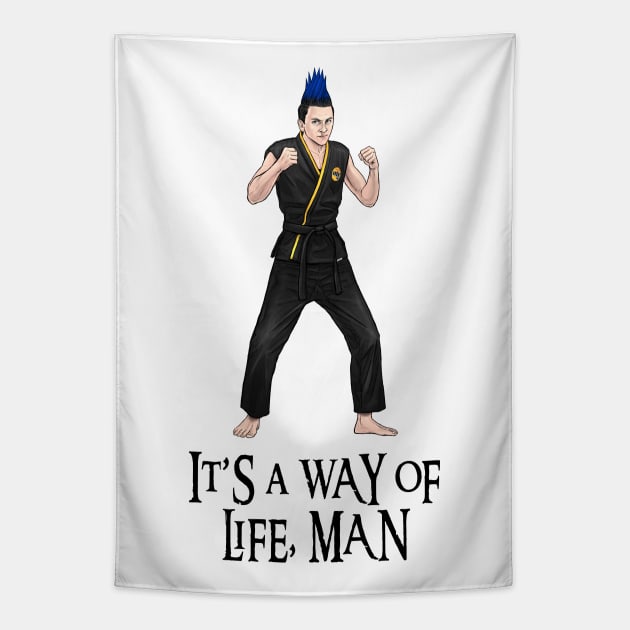 It's A Way Of Life, Man Tapestry by PreservedDragons