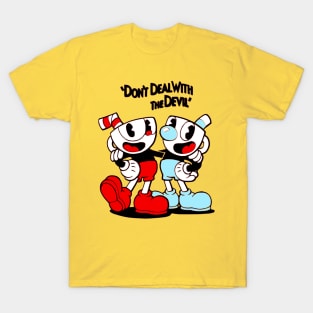 Cuphead T-shirt Speedrun Cuphead T-shirt Cotton Shirt