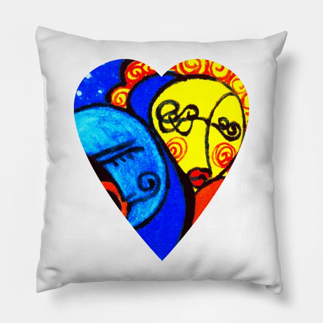 A love like ours (heart) Pillow by FJBourne