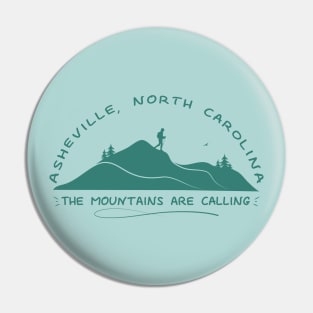 The Mountains Are Calling - Asheville, NC - Green 10 Pin