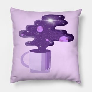 A pruple mug Pillow