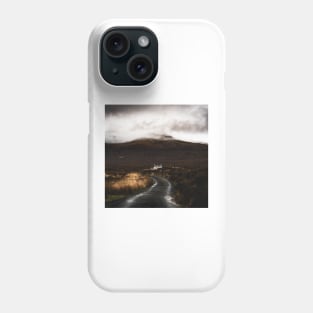 Moody Road Leading to The Cabin Isle of Skye Scotland Phone Case