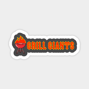 Grill Giants Fire Grilling Magnet