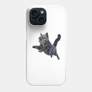 large Siberian fluffy cat Phone Case