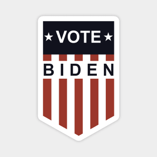 Vote Biden American Flag Shield - Red White And Blue Magnet