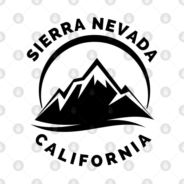 Sierra Nevada California - Sierra Nevada Ski Snowboard Mountain California Yosemite Travel by Famgift