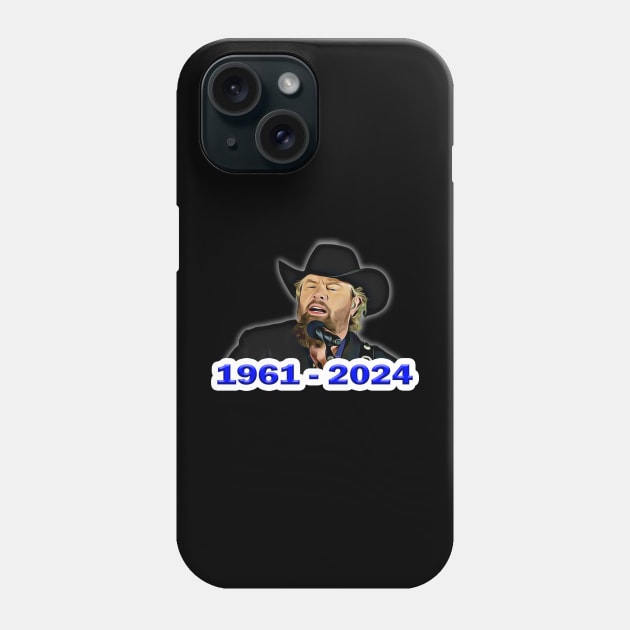 Toby Keith 1961 - 2024 Phone Case by RetroZest