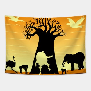 safari dance Tapestry