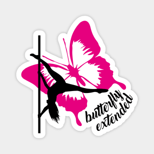 Pole Dance Butterfly Extended Magnet