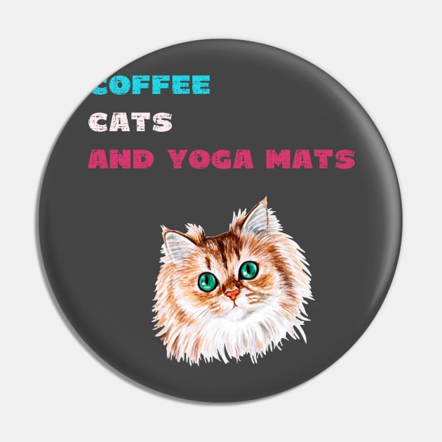 Coffee cats and yoga mats funny yoga and cat drawing Pin by Red Yoga