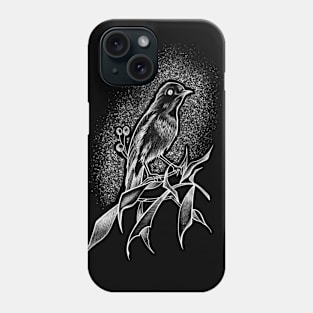 Bird and Nature (White version) Phone Case