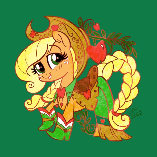 Gala Applejack by SophieScruggs