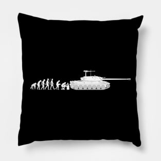 The evolution of man from a monkey to an IS-7 tank Pillow