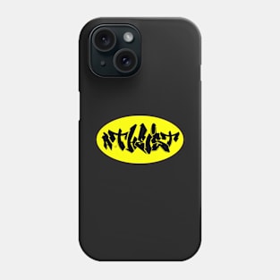 ATHEIST GRAFFITI (manbat) by Tai's Tees Phone Case