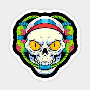 smitty werben skull Magnet