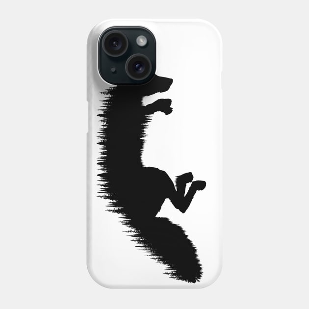 Jumping Fox Phone Case by Bongonation