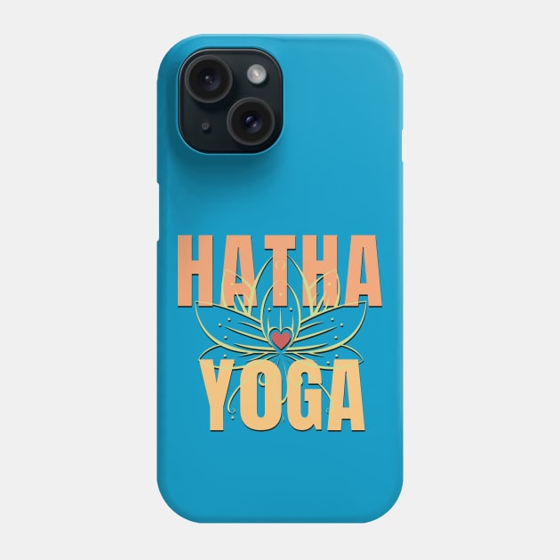 Hatha Yoga Phone Case by Persius Vagg