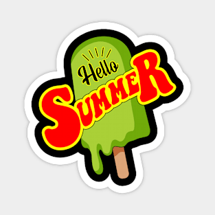 Summer and ice cream Magnet