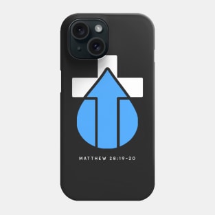 Baptism Cross Arrow Phone Case