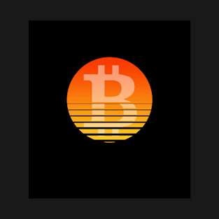 Bitcoin sunset T-Shirt