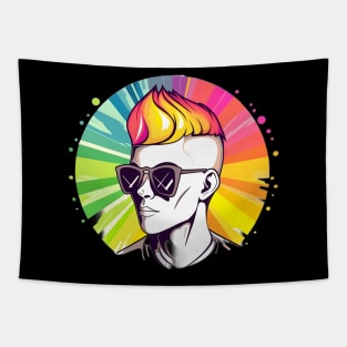 Human diverse queer LGBTQ+ designs - Show pride and diversity. Tapestry