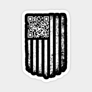 Trump Dance QR with America Flag Magnet