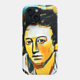 Percy Bysshe Shelley Abstract Portrait | Percy Bysshe Shelley Artwork 2 Phone Case