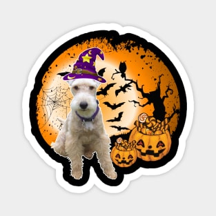 Happy Halloween Lakeland Terrier Dogs Halloween Gift Magnet