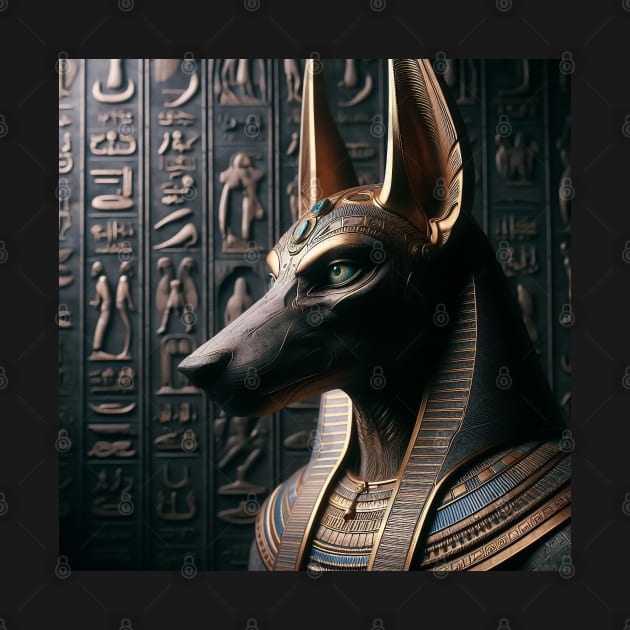 Realistic Golden Anubis by VuriousArtworks