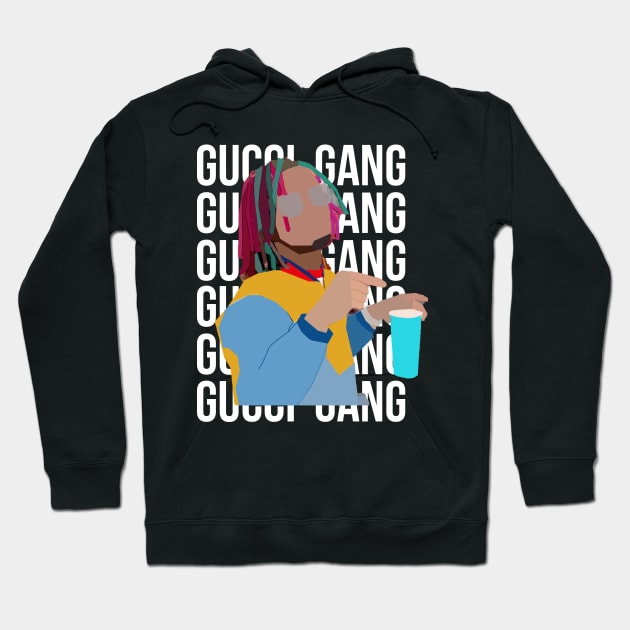 at lege Grudge kighul Lil Pump - Gucci Gang - Lil Pump - Hoodie | TeePublic