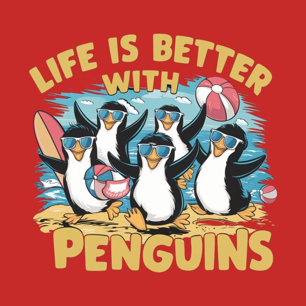 live is better with penguins by alby store