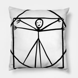 Vitruvian man Pillow