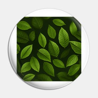 Green Leaves Pattern 7 Pin