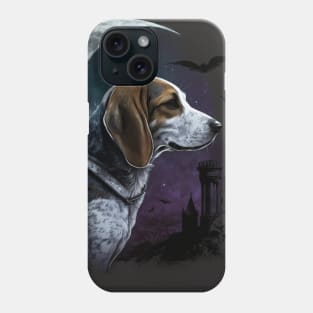 Beagle And The Moon Phone Case