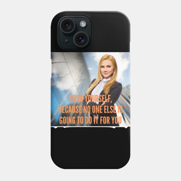 Success Motivational Quote Phone Case by Normo Apparel