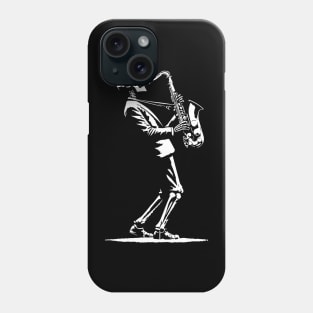 death plays saxophone Phone Case