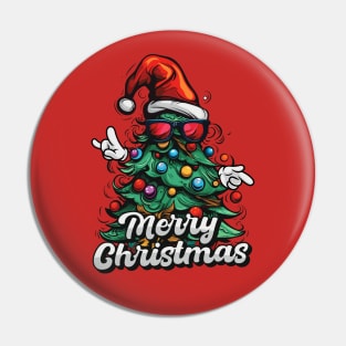 Merry Christmas – Dancing Xmas Tree Sunglasses Hat Pin