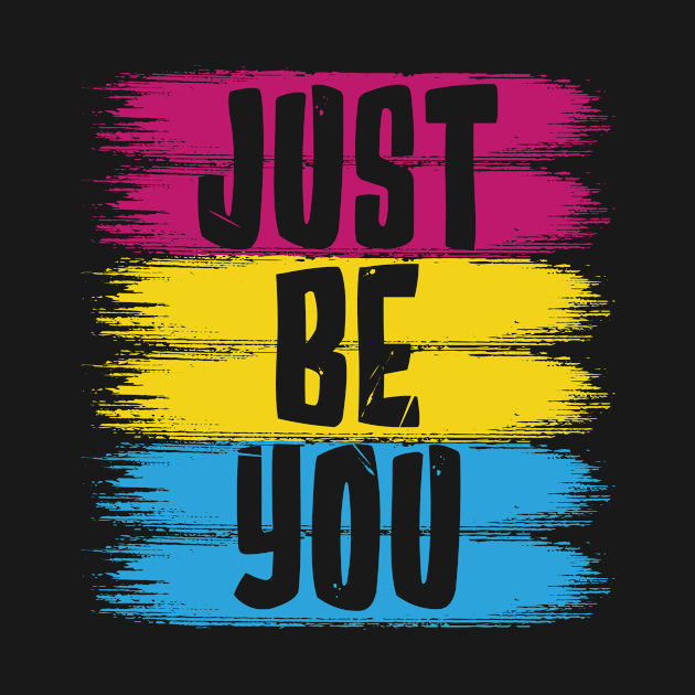 Just Be You, Pansexual Flag by jeshiolip