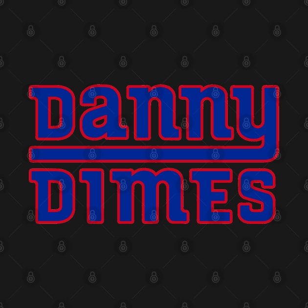 Danny Dimes, Daniel Jones NY Giants by FanSwagUnltd