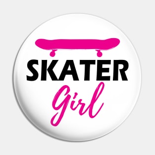 Skater Girl - Skateboard Pin