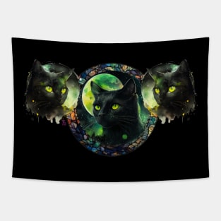 Lunar Cat Tapestry