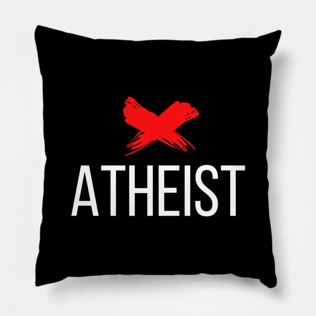 Ex Atheist Pillow by SOCMinistries