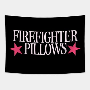 Firefighter Pillows Shirt Y2K Aesthetic Shirt Trendy Funny Tshirt Firefighter Wife Firefighter Girlfriend Y2k Tapestry