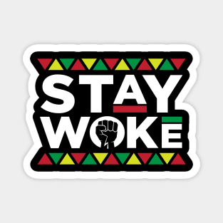 Stay Woke Activist Black History Month Magnet