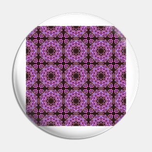 Purple Geometric Pattern Pin