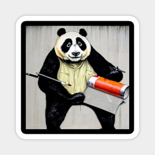 Panda Artist Magnet