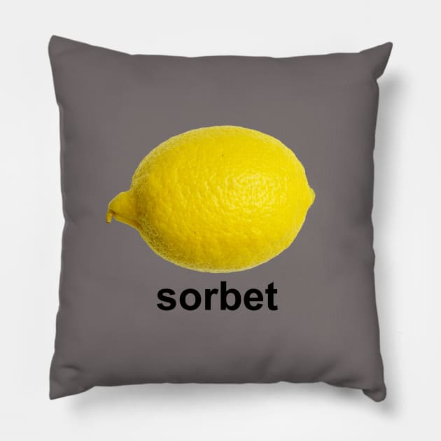 Lemon sorbet Pillow by Tshirtmoda