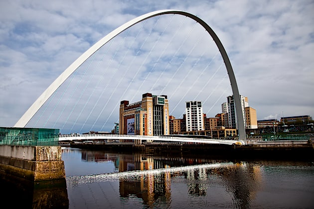 Millennium Bridge and Baltic Kids T-Shirt by Violaman